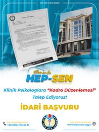 Klinik Psikologlara Kadro Düzenlemesi Talep Ediyoruz!